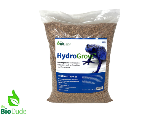 The Bio Dude - HydroGrow V1 Drainage Layer 18 QT - Drainage layer for terrariums - DS